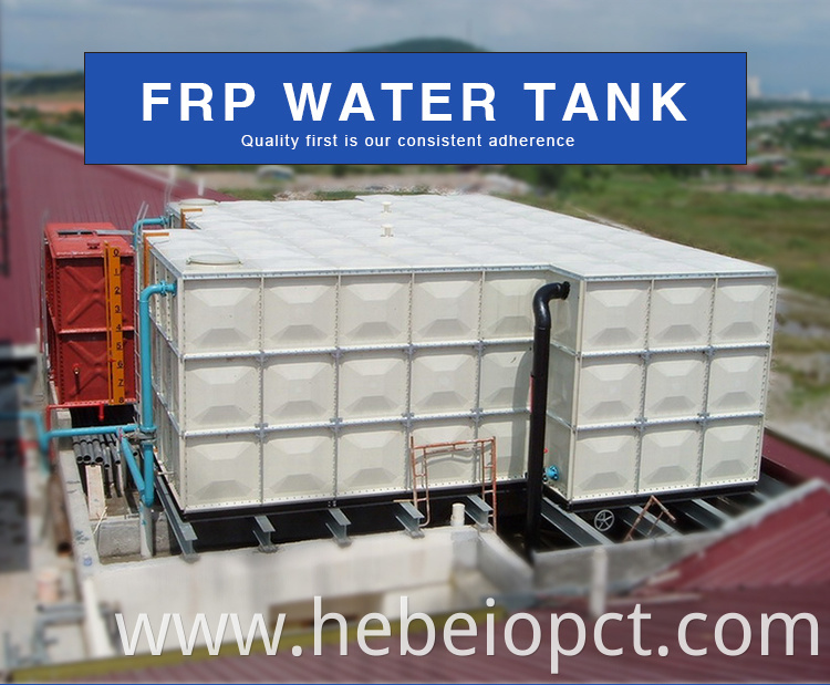 Chinese manufacturers water storage tank combination fiberglass tank molded water tank